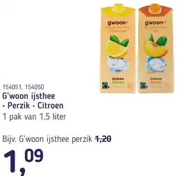 Van Hoeckel G'woon ijsthee aanbieding
