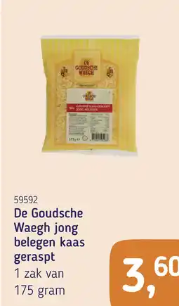 Van Hoeckel De Goudsche Waegh jong belegen kaas geraspt aanbieding