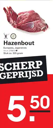 Sligro Hazenbout aanbieding