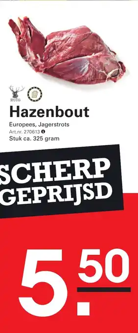 Sligro Hazenbout aanbieding