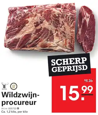 Sligro Wildzwijnprocureur aanbieding