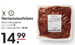 Sligro Hertenstoofvlees aanbieding
