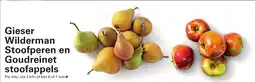Sligro Gieser Wilderman Stoofperen en Goudreinet stoofappels aanbieding