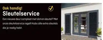 Hubo Sleutelservice aanbieding