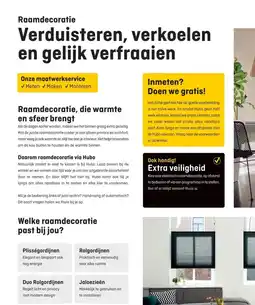 Hubo Raamdecoratie aanbieding
