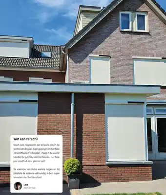 Hubo Buitenzonwering aanbieding