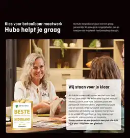 Hubo Kies voor betaalbaar maatwerk aanbieding