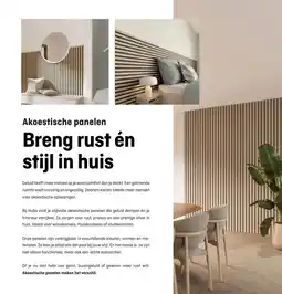 Hubo Akoestische panelen aanbieding