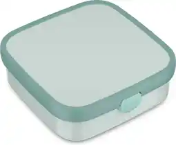 Intratuin Mepal Bento broodtrommel Campus groen 18,4 x 18,2 x 6,5 cm aanbieding
