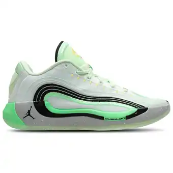 Foot Locker Jordan Luka Sneakers Heren - Groen - Maat 42 - Leer, Synthetisch aanbieding