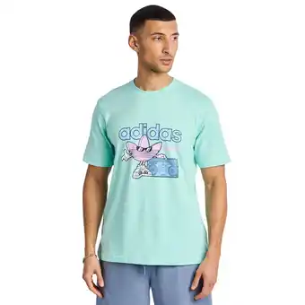 Foot Locker Adidas Graphics T-shirts Heren - Paars - Maat S aanbieding