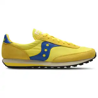 Foot Locker Saucony Trainer 80 Sneakers Heren - Geel - Maat 41 - Nylon aanbieding