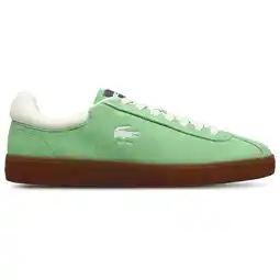 Foot Locker Lacoste Baseshot Sneakers Heren - Groen - Maat 40.5 - Suède aanbieding
