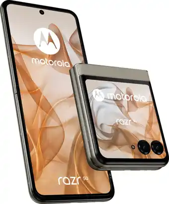 Coolblue Motorola Razr 50 256GB Beige 5G aanbieding