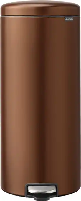 Coolblue Brabantia NewIcon Pedaalemmer 30 liter Warm Bronze aanbieding