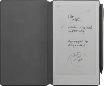 Coolblue reMarkable Paper Pro Move Polymer Weave Book Folio Grijs aanbieding