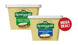 Budget Food Kerrygold Roomkaas Naturel of Knoflook & Kruiden aanbieding