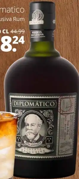 Mitra Diplomatico reserva exclusiva rum aanbieding