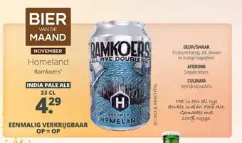 Mitra Homeland ramkoers aanbieding