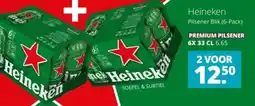 Mitra Heineken pilsener blik aanbieding