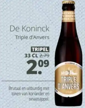 Mitra De koninck triple d'anvers aanbieding