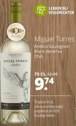 Mitra Miguel torres andica sauvignon blanc reserva chili aanbieding