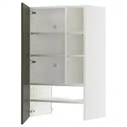 IKEA Een ikea metod keukenkast in het wit met planken aanbieding