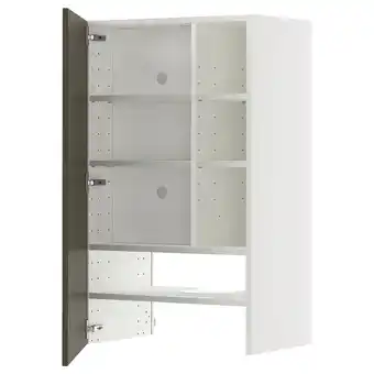 IKEA Een ikea metod keukenkast in het wit met planken aanbieding