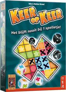 Intratuin 999 Games dobbelspel Keer op Keer 8+ jr aanbieding