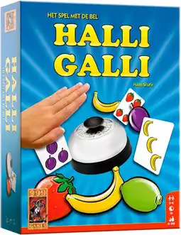 Intratuin 999 Games kaartspel Halli Galli 6+ jr aanbieding