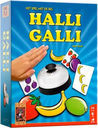 Intratuin 999 Games kaartspel Halli Galli 6+ jr aanbieding