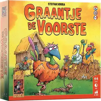 Intratuin 999 Games kaartspel Graantje de Voorste 8+ jr aanbieding
