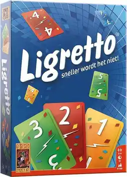 Intratuin 999 Games kaartspel Ligretto blauw 8+ jr aanbieding