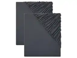 Lidl LIVARNO home 2 jersey hoeslakens 180-200 x 200 cm aanbieding