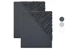Lidl LIVARNO home 2 jersey hoeslakens 180-200 x 200 cm aanbieding