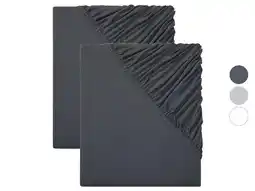 Lidl LIVARNO home 2 jersey hoeslakens 180-200 x 200 cm aanbieding