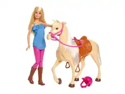 Lidl Barbie Speelset pop en paard aanbieding