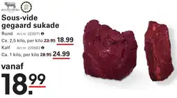 Sligro Sous-vide gegaard sukade aanbieding