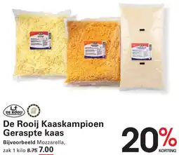 Sligro De Rooij Kaaskampioen Geraspte kaas aanbieding