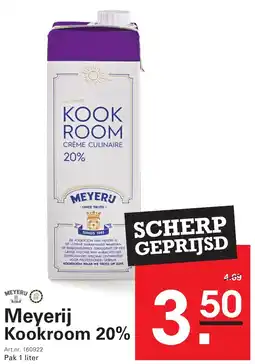 Sligro Meyerij Kookroom 20% aanbieding