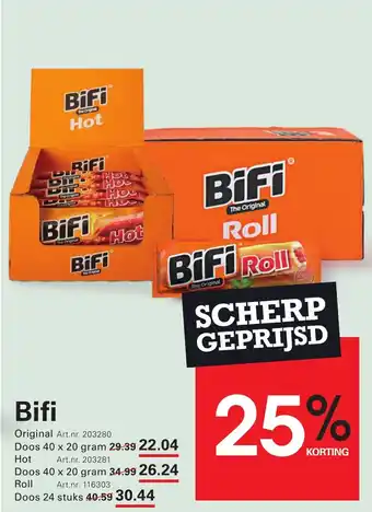 Sligro Bifi aanbieding