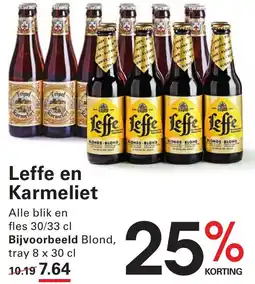 Sligro Leffe en Karmeliet aanbieding