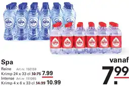 Sligro Spa aanbieding