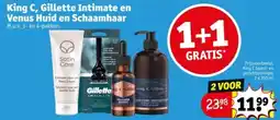 Kruidvat King C, Gillette Intimate en Venus Huid en Schaamhaar aanbieding