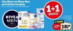 Kruidvat Alle Nivea en Nivea Men gezichtsverzorging aanbieding