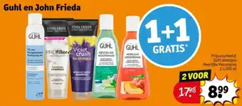 Kruidvat Guhl en John Frieda aanbieding