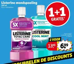 Kruidvat Listerine mondspoeling aanbieding
