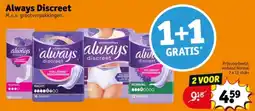 Kruidvat Always Discreet aanbieding