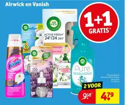 Kruidvat Airwick en Vanish aanbieding