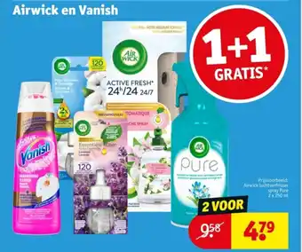 Kruidvat Airwick en Vanish aanbieding